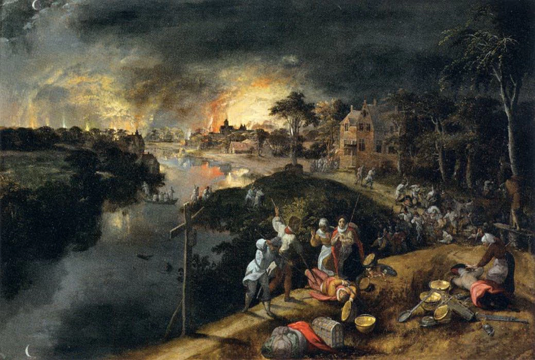 Scena di guerra e di fuoco - Musée du Louvre, Paris